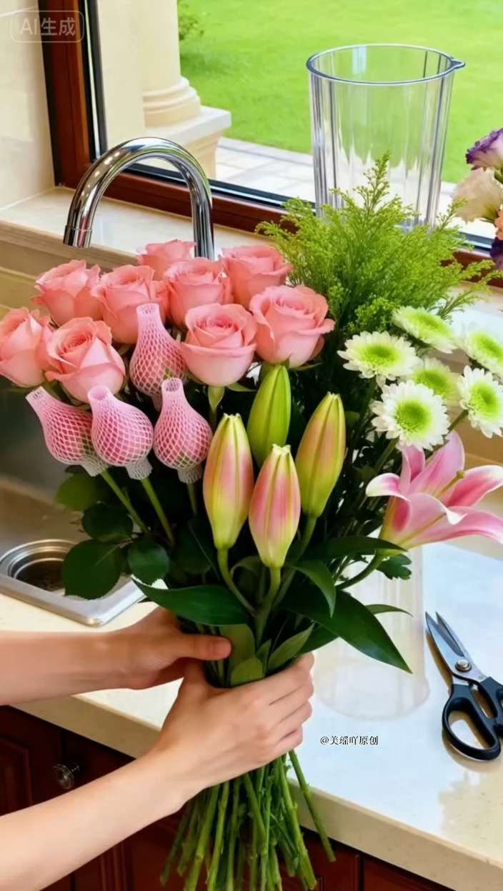 这束鲜花组合拆开瞬间治愈所有坏心情!这鲜花组合也太会搭了吧!粉玫瑰甜而不腻,尤加利自带高级感,小苍兰还飘着淡淡香。拆开不用费心配,直接插瓶就是氛围感神器,放客厅、卧室都超好看#花的1001种表白方式 #一束花的仪式感 #一束花的浪漫 #一束花的快乐 #鲜花@上热门🔥🔥🔥