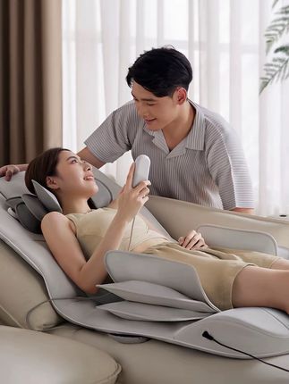 Philips/飞利浦按摩床垫#全自动气囊按摩#热敷#可折叠家用按摩仪#七夕节礼物#送父母的礼物@DOU+小助手