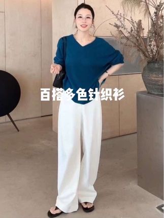 【暖暖时光】百搭多色针织衫#张大壮 #zblues #百搭 #秋季穿搭 #谁穿谁好看系列