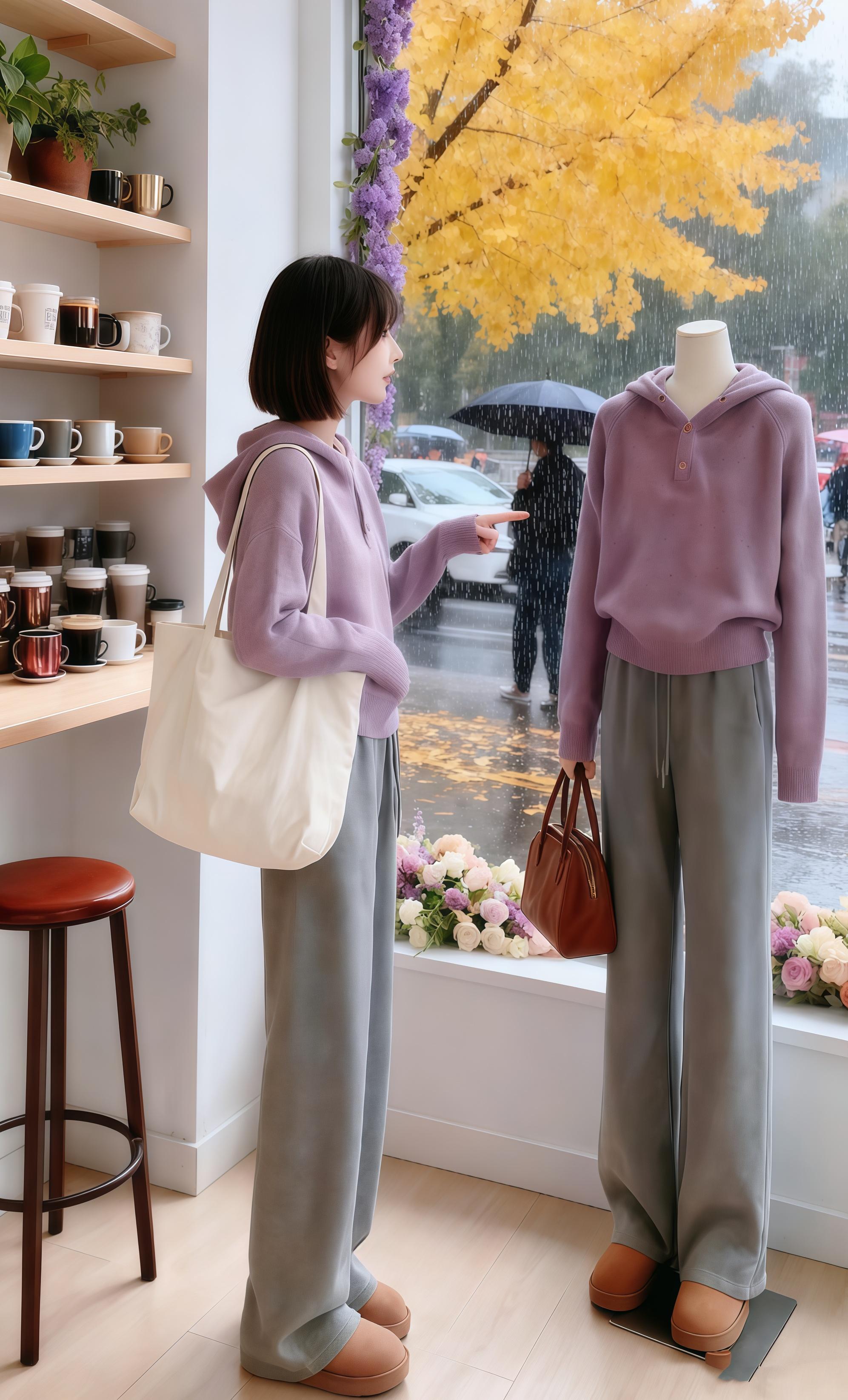 老钱风松弛感套装,优雅炸街啦 姐妹们,2025春秋的时尚密码被我找到了一-老钱风松弛感套装 这套两件套简直太绝啦!镂空长袖针织衫毛衣,质感满满,精致的镂空设计,不经意间透露出低调的气质,彰显品味与格调计。它的版型宽松又随性,穿在身上自带一种闲适的氛围感,仿佛毫不费力就营造出了高级感。 搭配的阔腿裤更是点睛之笔,垂坠感十足的面料,走起路来飘逸洒脱。阔腿的设计不仅修饰腿型,还为整体造型增添了大气的风范,让你每一步都走得自信又从容 穿上这套套装,老钱风的松弛感瞬间拿捏,无论是参加聚会还是日常出行,都能让你成为焦点,轻松散发优雅魅力!姐妹们快入手呀! #休闲减龄穿搭#高级感穿搭#慵懒风穿搭#时尚套装 #通勤搭配 @DOU+上热门 @DOU+小助手 @抖加上热门dou+热点宝