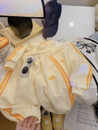 刺绣套装儿童假两件卫衣套2025春秋新款宽松上衣潮#高品质童装 #质量杠杠的好 #童裝 #韩版穿搭 #童装新款