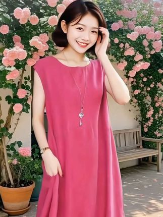 夏新款铜氨丝连衣裙 #夏日废土风穿搭指南#夏日衬衫灵感穿搭#夏日简约风服装评测#夏日穿搭主打松弛感#一键解锁夏日本命穿搭