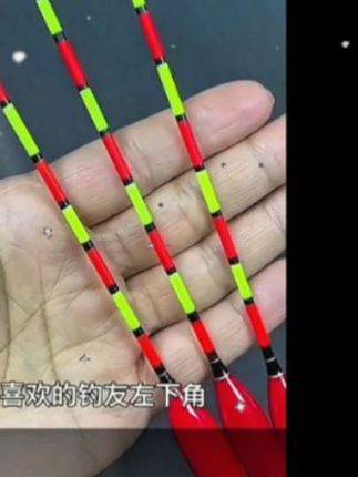 枭狼空心尾加粗醒目鱼漂三支装鲫鲤鱼远投大物浅水浮漂老年近视#浮漂鱼漂 #
