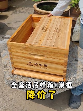 全套活底蜂箱+巢框降价了!工厂包邮直发!#活底蜂箱 #活底蜂箱全套 #活动底蜂箱