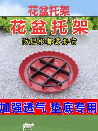 #农用 新款防烂根托盘花盆底部垫高底座垫脚架子托架架高透气护根防积水#农用好物 #好物种草 #托盘 #国庆推荐