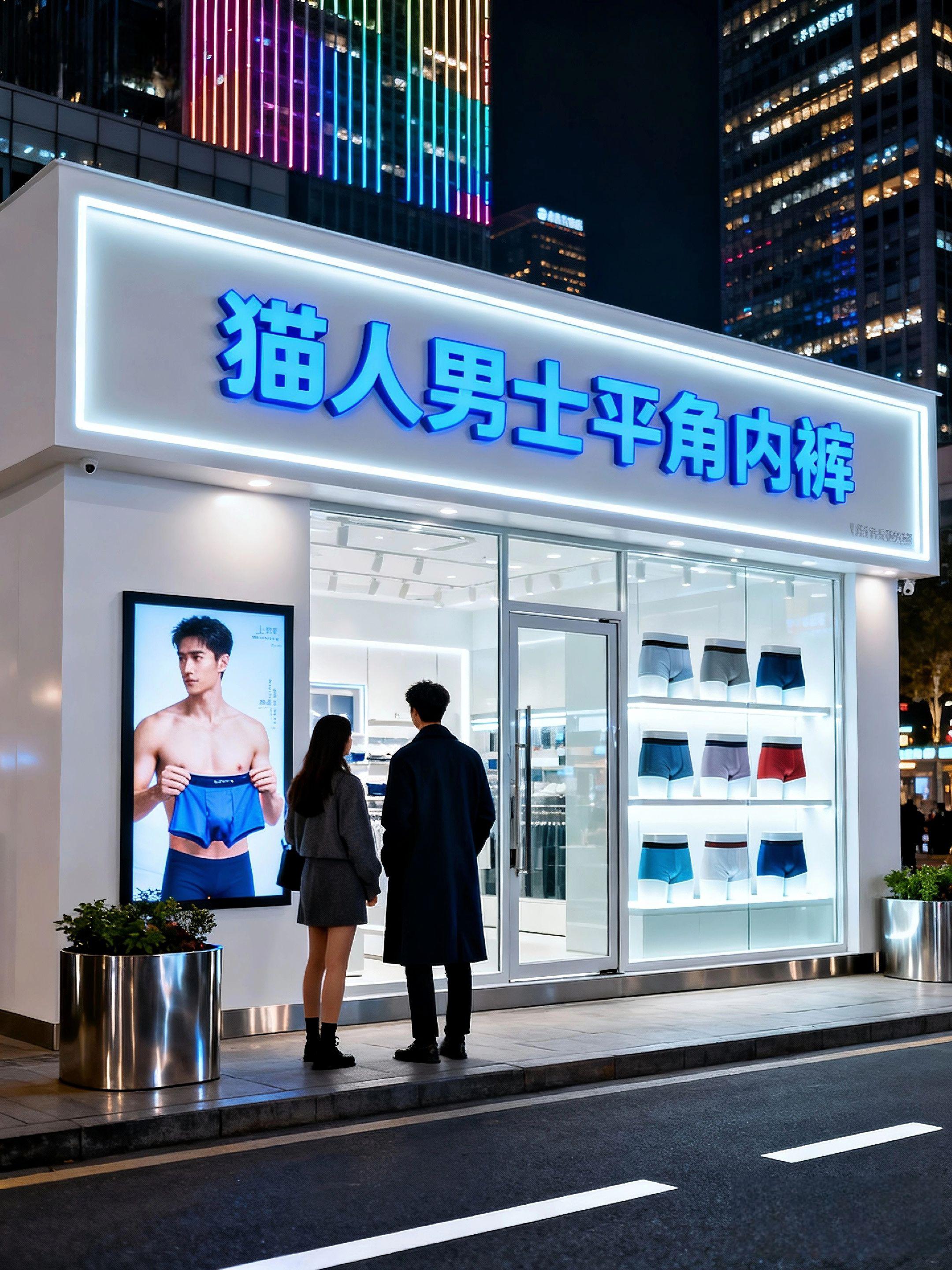 #猫人 #贴身衣物 #男士内裤 #男士平角裤 #面料柔软舒适