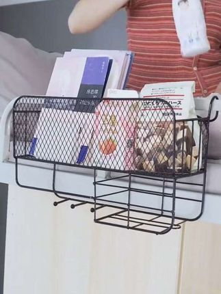 自从入手了这个宿舍床边置物架,床上再也不会乱糟糟的了#置物架 #学生党必备 #收纳整理 #超实用 #宿舍好物