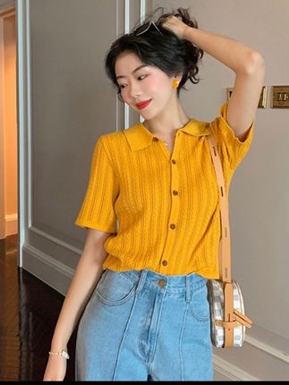 2025年夏季新款polo 领刺绣薄款短袖T