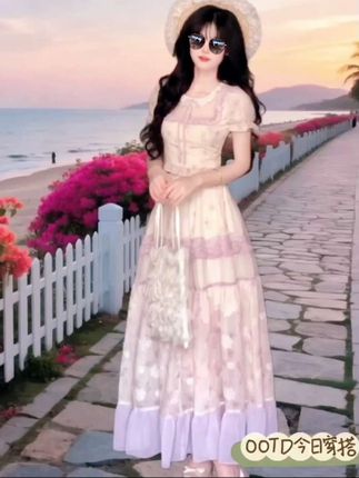 这套晴空鸢尾套装穿上它整个人都变得温柔优雅,仿佛仙女下凡。它是韩系甜美的风格,而且还是两件套的设计,上衣和裙子都很漂亮,不管是出门逛街还是参加聚会都能穿#套装 #夏日通勤休闲穿搭 #我的日常穿搭合集#夏日穿搭小心机  #夏季干净风穿搭 @巨量干川@DOU+小助手