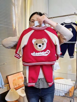 被追问的秋款套装!运动风设计+百搭配色,宝妈闭眼入~#高品质童装