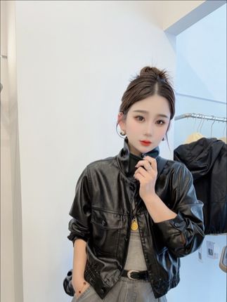 【宋轶同款】油蜡皮植鞣皮衣外套高雅轻奢秋季新款 #皮衣外套 #轻奢气质 #高级女装 #早秋上新 #无限回购的宝藏单品