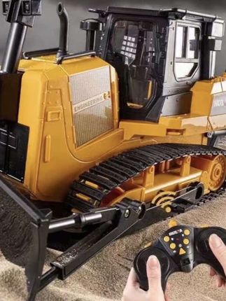 推土机工程车模型玩具#汽车模型 #玩具汽车 #遥控玩具 #推土机玩具 #工程车玩具