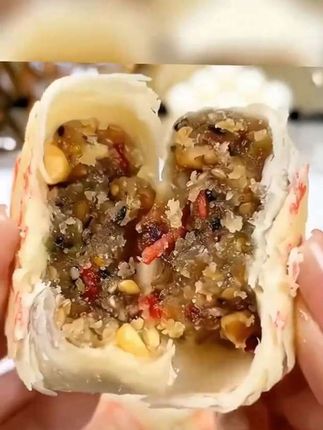 酥掉渣师大姐非遗老字号青红丝五仁送礼白酥皮饼1盒12枚750克#传统糕点 #五仁月饼 #白酥皮五仁月饼 #师大街波酥皮五仁月饼 #手工美食