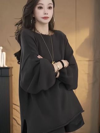 【格小姐】2529-2秋上新款欧版流苏风设计感潮流宽松显瘦百搭毛针织