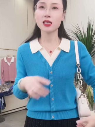 #针织衫 #洋气小衫 #上衣穿搭 #春秋穿搭 #内搭外穿都好看