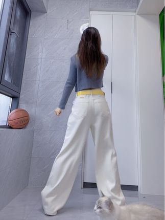 卡码拍大#牛仔裤#直筒裤