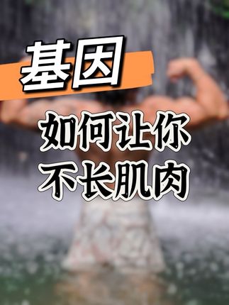 #健身 #增肌 #运动 #肌肉 同样是训练饮食休息,为什么你长肌肉更慢?天生就不容易长肌肉的因素有哪些?