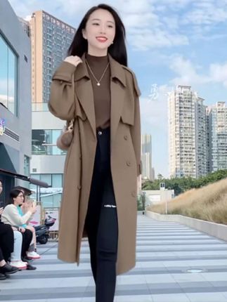 小个子风衣中长韩版休闲英伦风大衣#平价又实穿的辣妹衣服分享#夏天千万要避雷的穿搭#旅游穿搭主打一个漂亮#摆脱路人感的小个子女生穿搭#夏日轻氧感穿搭给视觉降降温