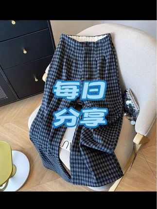 2025秋季新款复古格子裤女半松紧垂感宽松百搭显瘦直筒阔腿裤8933#秋季新款 #格子阔腿裤 #直筒阔腿裤 #时尚百搭好看又实惠 #宽松版型