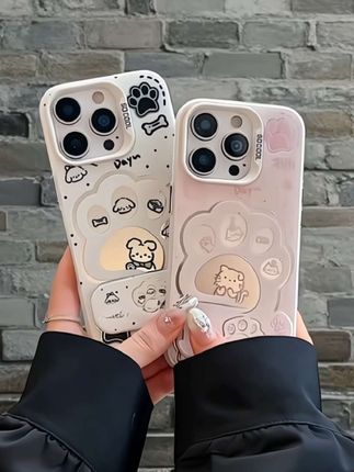 黑白配,你我更配哦!😍这个镂空小狗爪子壳壳🐾泰阔爱啦!!情侣💑必备!#狗狗手机壳 #手机壳 #手机壳分享 #创作灵感 #情侣手机壳