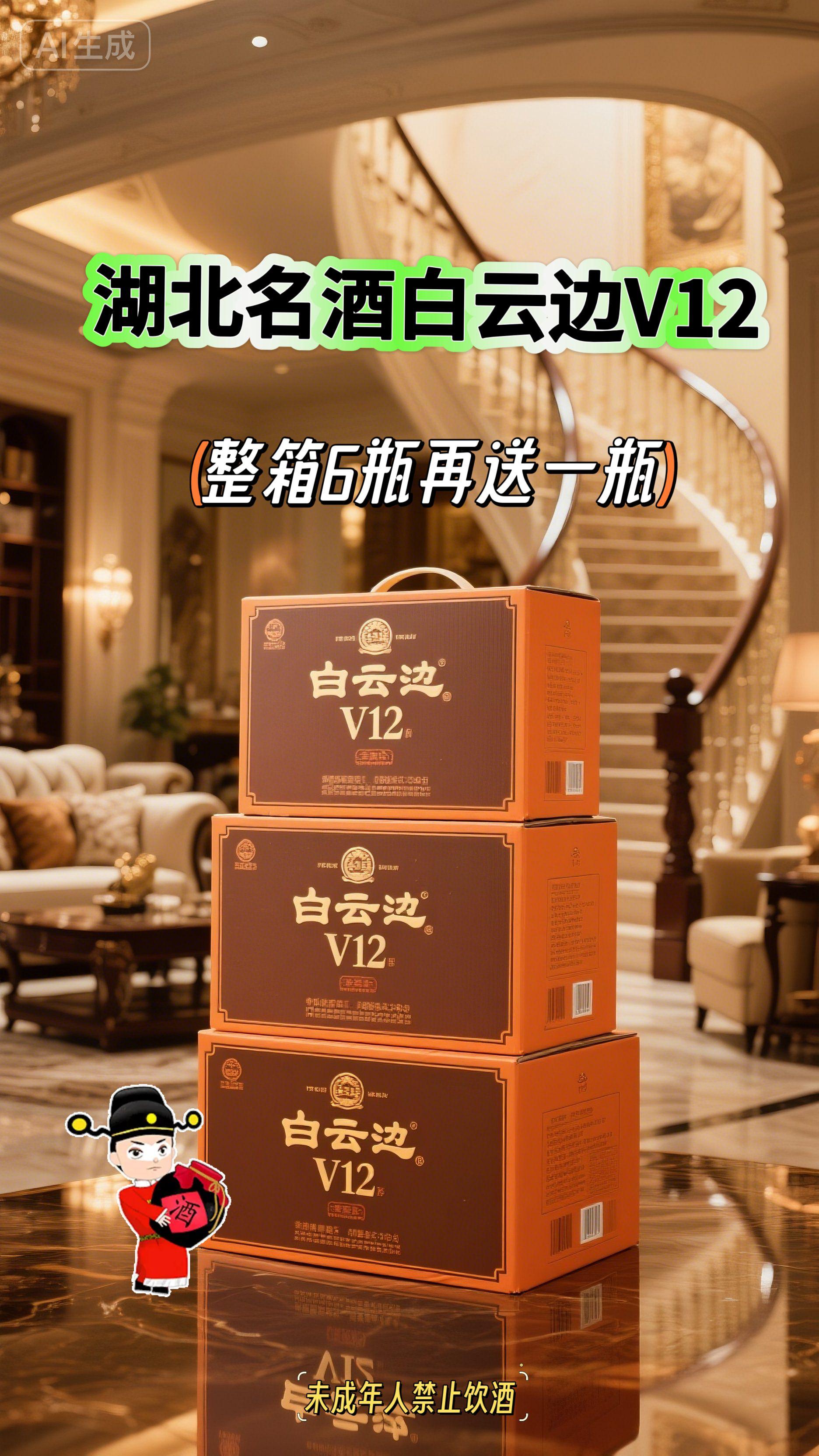 湖北名酒白云边V12。湖北名酒白云边V12。🔥 白云边陈年V12:兼香风骨,口粮送礼皆相宜 白云边V12是兼香白酒的匠心之作,将浓香绵甜与酱香醇厚揉得恰到好处,一口品尽兼香风骨。 42度黄金度数适口不冲,500ml瓶身适配各种场景。开瓶粮窖香迸发,入口清甜绵柔,落喉回甘,三香层次分明。 红高粱古法纯粮发酵,陶坛陈放酿出琥珀酒液。品质在线价实在,日常口粮无压力,送礼也体面,性价比拉满! #白云边 #纯粮酿造 #好喝不贵 #口粮酒 #送礼佳品