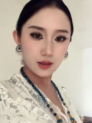 你以为是你手段高明 但其实是我心甘情愿#美人关的#半手绘唐卡