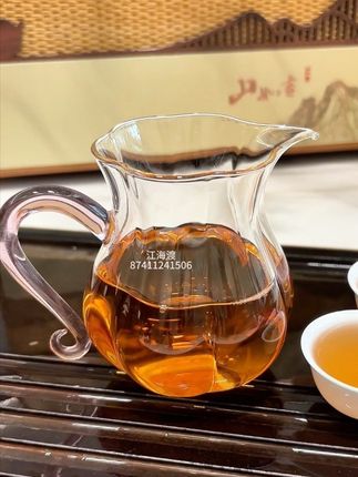落笙玻璃公道杯大号带侧把分茶器日式加厚单个泡茶茶海茶具器#玻璃公道杯 #分茶器 #日式风格 #泡茶器 #茶具好物推荐