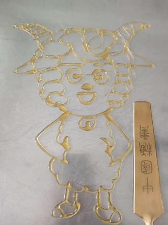 喜羊羊与灰太狼在动画片中是什么关系?#喜羊羊与灰太狼 #酷洛米 #喜羊羊 #糖画 #非遗文化