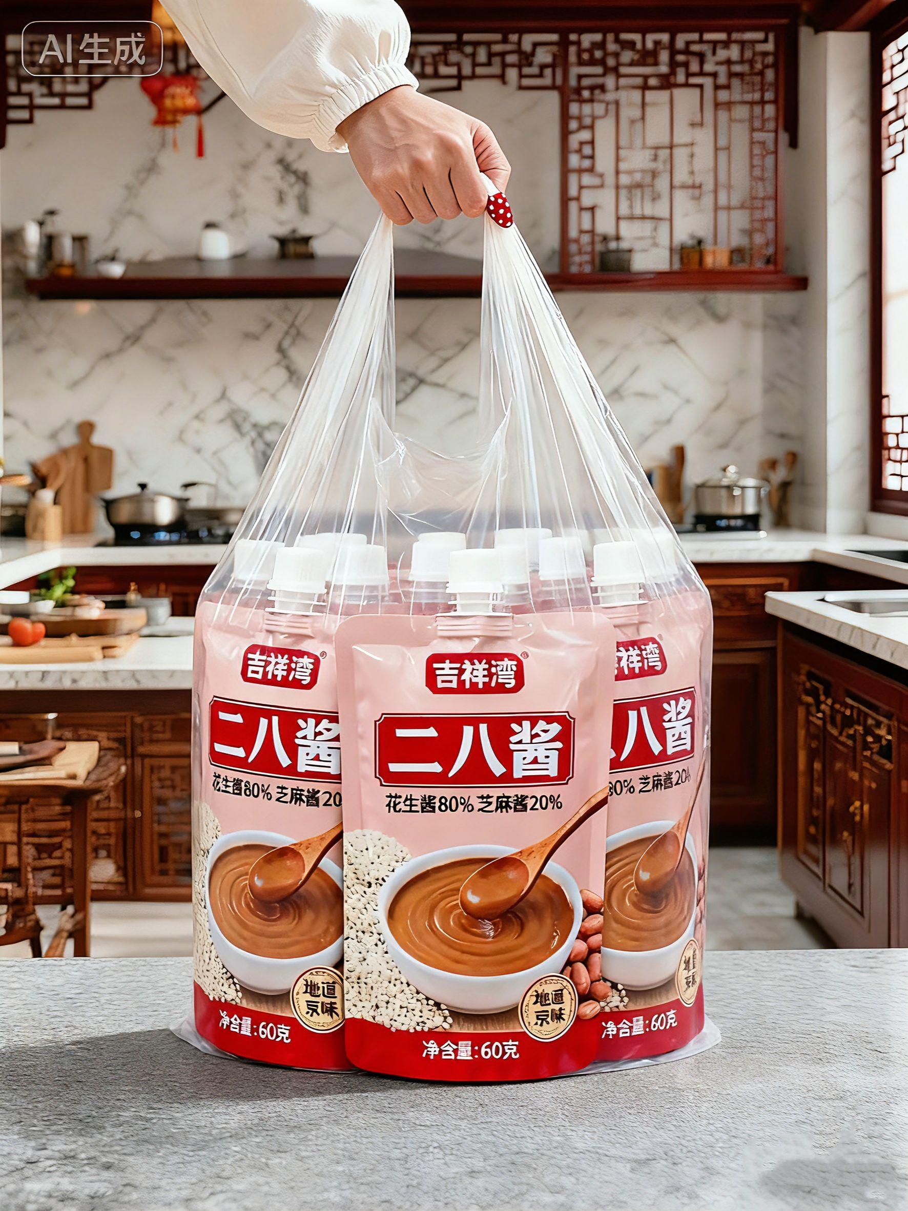 这款吉祥湾地道老北京二八酱来啦!花生酱与芝麻酱八二配比,口感绵密香浓到犯规。涮火锅时蘸一蘸,食材瞬间入味;拌面条时拌一拌,每根面条都裹满酱香;就连拌凉菜也能锦上添花,家庭调味必备神器,爱吃酱的家人们千万别错过啦!#二八酱 #老北京风味 #火锅拌面绝配 #调味酱推荐