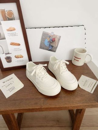 休闲鞋女鞋子夏季透气百搭小白鞋新款春秋板鞋时尚潮流软底运动鞋#脚肥脚宽都能穿 #软底软面穿上超舒服 #休闲鞋