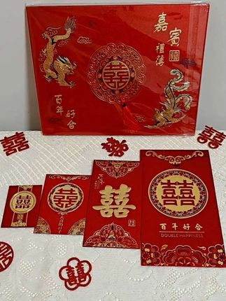 国潮磨砂浮雕立体双色烫金#结婚#红包 #超便宜超划算 加厚硬卡纸挺阔有型自带细闪#高档大气上档次 #备婚日常