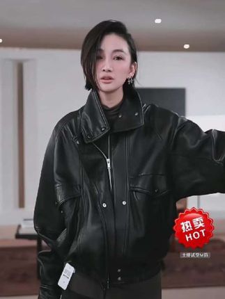 #穿搭 #时尚穿搭 #时尚气质穿搭 #皮衣 #时髦穿搭