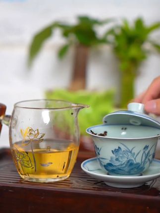 #茶具好物推荐 #盖碗泡茶 #器物之美 #召唤茶友 #釉中彩