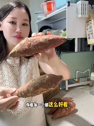 这次买的烟薯真的好啊,每一个都好漂亮 #烟薯 #山东烟薯 #看过来 #红薯 #烟薯25号