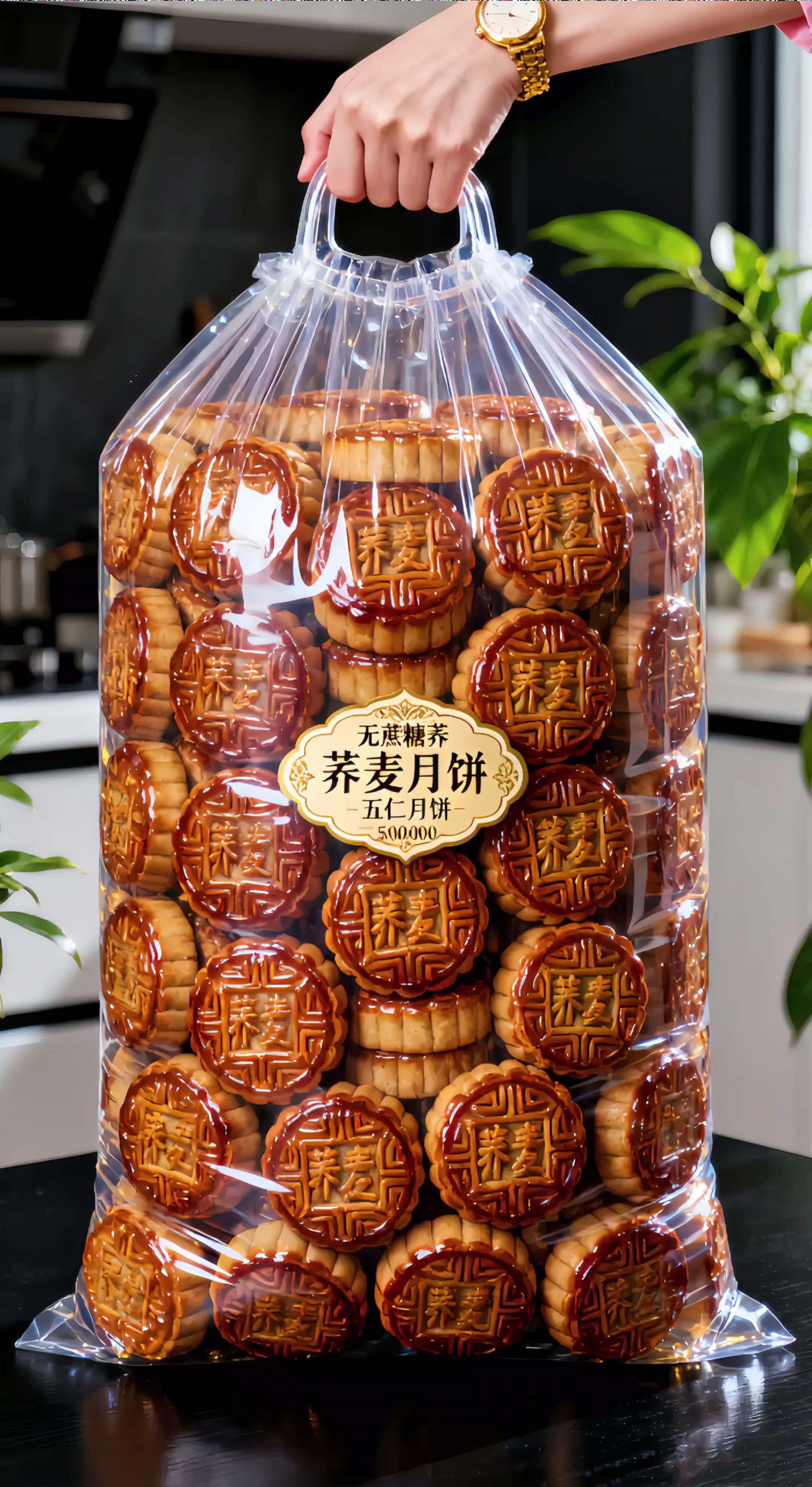 #图文伙伴计划 谁懂啊!后悔没早点发现这款无蔗糖荞麦五仁月饼!荞麦粉搭配全麦粉做饼皮,粗粮口感扎实!没有蔗糖添加,管理期、老人都能放心炫~咬一口,坚果清晰可见,越嚼越香!下午茶、追剧来上一块,好吃又没负担!#五仁月饼 #月饼#强烈推荐 #妈呀太香了 #超便宜超划算 @DOU+上热门 @DOU+小助手