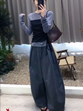 #撞色套装 #套装 #洋气减龄 #洋气减龄套装推荐 #谁穿谁好看