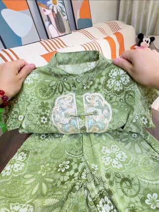 国风小套装,穿上好好看。#面料柔软亲肤 #夏季穿搭 #童裝 #高品质童装 #潮童必备