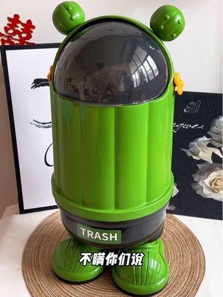 到底还有谁,没有入手这个仙人掌造型的垃圾桶呀 #垃圾桶 #居家好物 #新家的100件快递