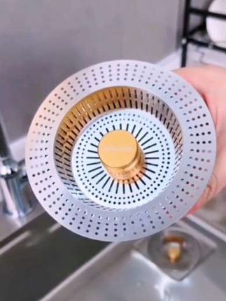九牧王厨房水槽过滤网弹跳芯洗菜盆漏水塞洗碗池下水器配件防臭堵#水槽过滤网#居家好物 #超实用 #过滤网#超便宜超划算