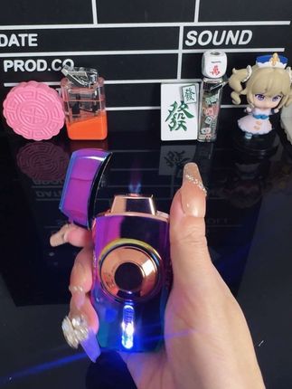 新款金属陀螺智能声控点火多种炫彩特效#打火机#送男朋友礼物 #男神必备 #高档大气上档次 #是时候安排一下了