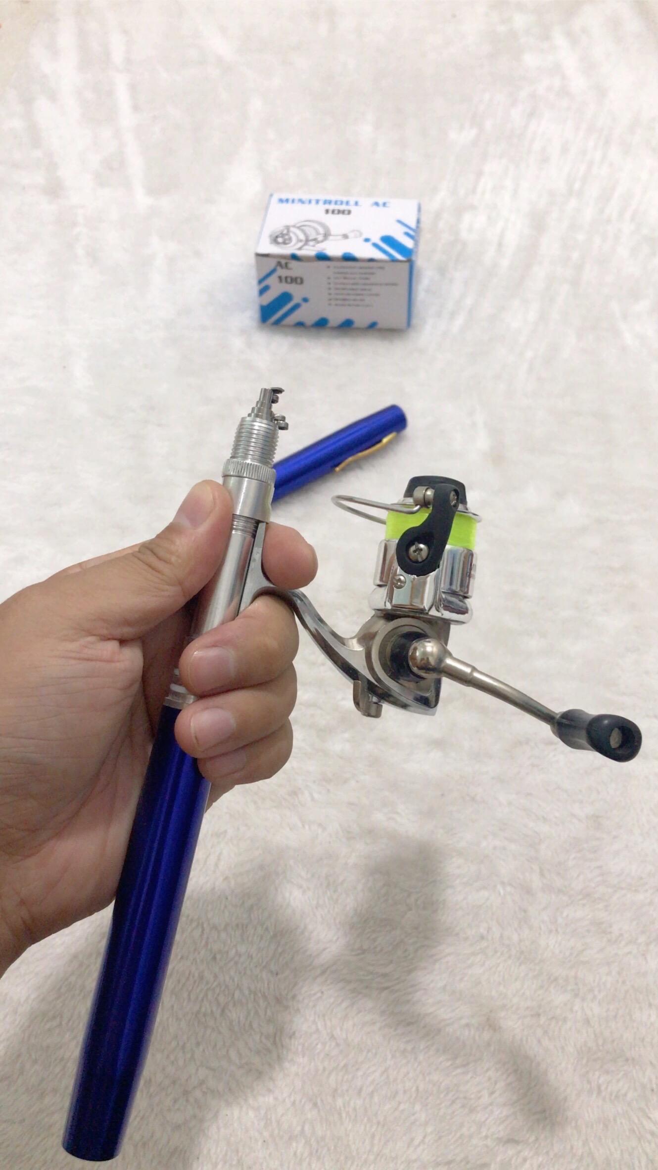 迷你收缩小鱼竿。#纺车轮 #钓鱼 #好物推荐分享 #户外工具 #路亚