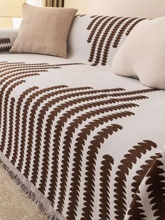 #雪尼尔千鸟格沙发巾#四季通用沙发巾#防猫抓防滑沙发罩@巨量千川 @DOU+小助手