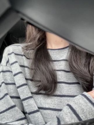 条纹长袖t恤女秋冬季宽松上衣内搭外穿打底衫韩系简约通勤穿搭#今日穿搭 #韩范穿搭 #辣妹穿搭 #出游穿搭 #强烈推荐