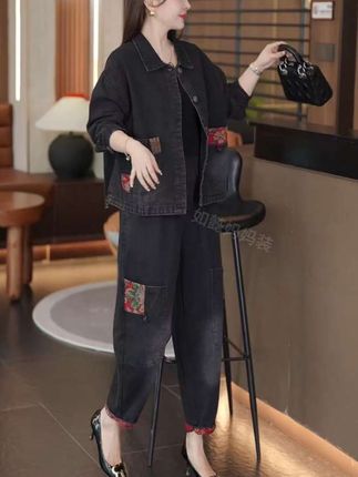#时尚妈妈装 #洋气减龄 #秋季穿搭 #加大加肥 #大码女装