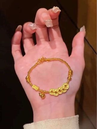 美晕了!这是今年美丽的葫芦五帝钱! 真的超级吸睛,带出去都被五个同事要了链接 #五帝钱葫芦 #五帝钱 #五帝钱葫芦手链 #首饰 #时尚饰品