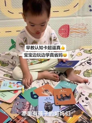 #启蒙早教 #亲子玩具 #宝妈分享 #宝宝认知卡 #育儿经验分享