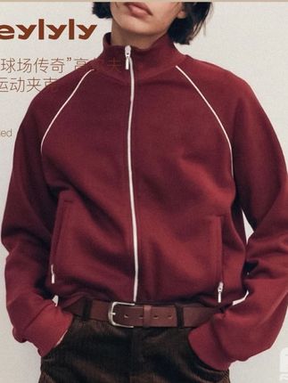 FEYLYLY 依云球场传奇高尔夫系列运动夹克女款户外休闲时尚立领#外套 #休闲外套 #秋款穿搭 #夹克外套 #女装搭配