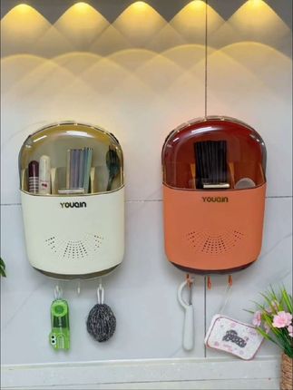 这款家用 #壁挂式沥水收纳盒, 真的很实用哦!不仅可以收纳筷子餐具,还能防尘沥水吖!#壁挂筷子筒 #筷子筒 #收纳整理 #厨房好物