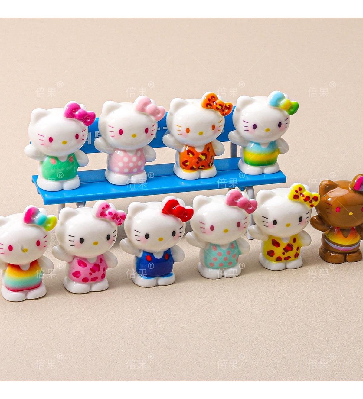 ##彩虹Kitty#可爱摆件#手工diy