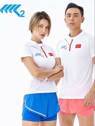 K2专业马拉松男女跑步t恤运动上衣透气运动服速干健身情怀短袖110#质量杠杠的好#百搭上衣 #t恤穿搭 #遮肉显瘦#面料柔软舒适